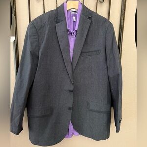 INC International Concepts Charcoal Blazer